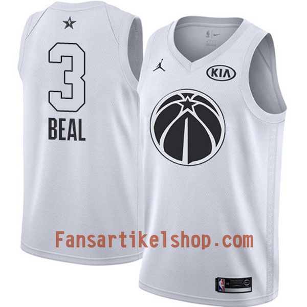 NBA Washington Wizards Trikot Bradley Beal 3 2018 All-Star Jordan Brand Weiß Swingman - Herren NBA Washington Wizards Trikot Bradley Beal 3 2018 All-Star Jordan Brand Weiß Swingman - Herren